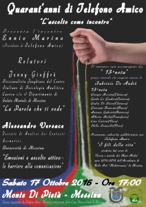 La locandina della manifestazione