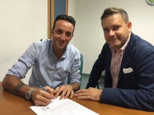 Parisi e Argurio per la firma del contratto