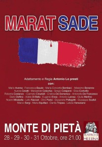 La locandina di "Marat Sade"