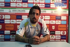 Carmine Giorgione nella sala stampa del Celeste