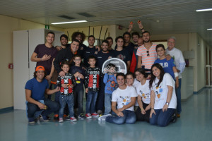 L'Amatori Messina nel reparto di Pediatria del Policlinico