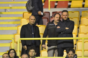 Larizza, Fiumanò e Formisano in tribuna a Catanzaro