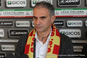 Il tecnico del Catanzaro Alessandro Erra
