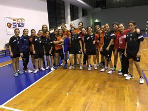 Foto di gruppo con le ragazze del Licata