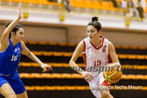 Manuela Raffaele in palleggio 
