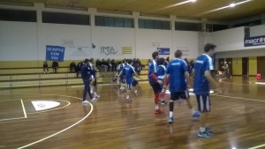 Il Gruppo Zenith Messina impegnato nel riscaldamento 
