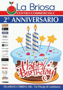 Secondo anniversario per il Centro Commerciale La Briosa
