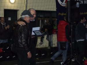 Lillo Foti durante le premiazioni