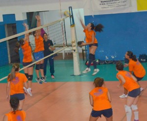 Una fase di allenamento