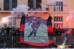 Lo striscione per Marco