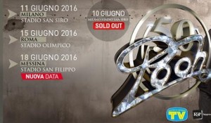 Le uniche quattro date nel dettaglio