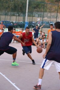 Riccardo Santolamazza in azione