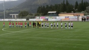 Rocca e Milazzo all'ingresso in campo
