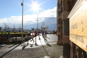 Un gran sole ha accompagnato gli atleti (foto Fazio-Denaro)