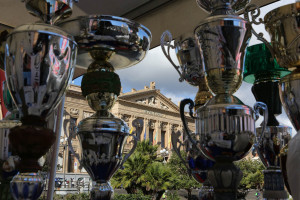 I trofei della Messina Marathon (foto Fazio-Denaro)
