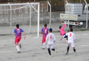 Parata di Arrigo su tiro ravvicinato di Sciliberto