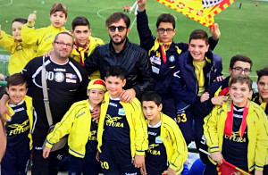 Magistro e i giovani della Futura Brolo