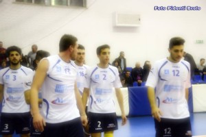 I ragazzi di mister Pelillo durante un time-out