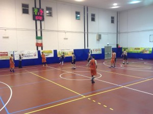 Un momento della gara Spadafora-Cus Catania