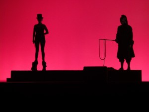 Gli attori in scena