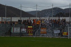 Tifosi Messina a Rieti