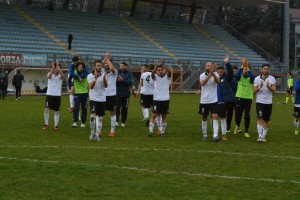 Il Messina esulta a fine gara