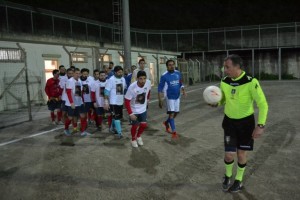 Ingresso in campo Atletico Cameris-MCL Milazzo