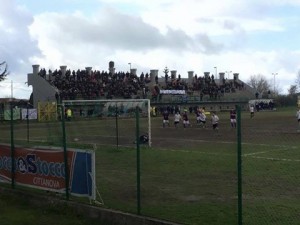 Palmese-Scordia: il rigore di Mangiarotti