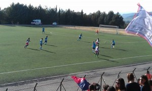 Una fase di Troina-Sporting Taormina