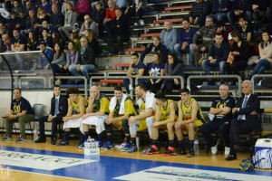 La panchina della Givova Scafati