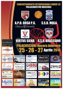 La locandina del Concentramento Interregionale U 20