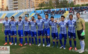 L'undici titolare dell'Akragas (foto Longo)