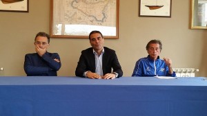 Antonio Barbera in mezzo a Salvi Contino e Gino Visalli
