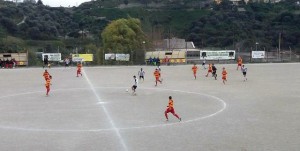 Fase di gioco Messana-Santangiolese
