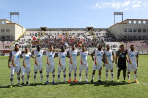 La formazione del Lecce (foto Denaro-Fazio)