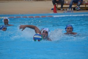 Il centroboa Marco Spampinato in azione