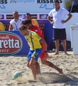 Zagami con la maglia della Catanese