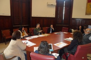 Una fase della conferenza stampa