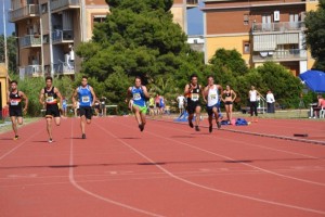 Una prova di velocità al campo "Cappuccini"