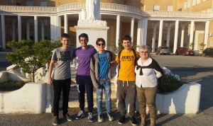 Andrea Iannello, Davide Gelardi, Antonio Iannello e Silvana Giacobbe