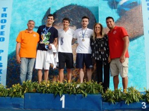 Podio "Gara Piskeo" con la famiglia Laganà