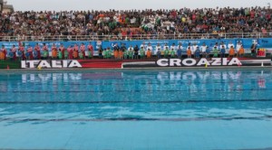 Le squadre di Italia e Croazia