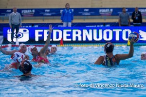 Una fase della finalissima tra Messina e Padova