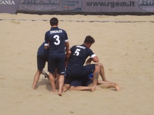 Festeggiamenti in campo