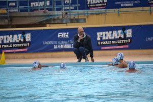 Un time out della Polisportiva Messina