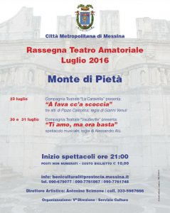 La locandina della rassegna