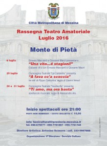 La locandina della rassegna