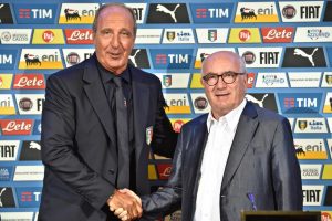 Ventura e Tavecchio / foto Ansa