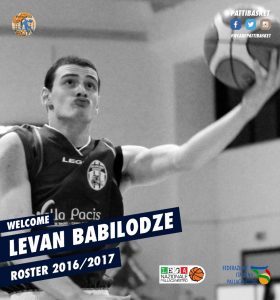 Levano Babilodze è un nuovo giocatore del Patti