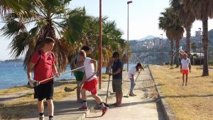 I volontari in azione
